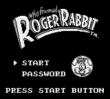 Who Framed Roger Rabbit Title Screen